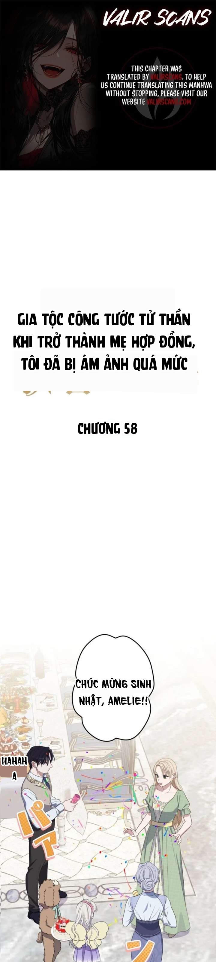 Trở Thành Mẹ Kế Hợp Đồng Của Công Tước Tử Thần Chapter 58 - 1
