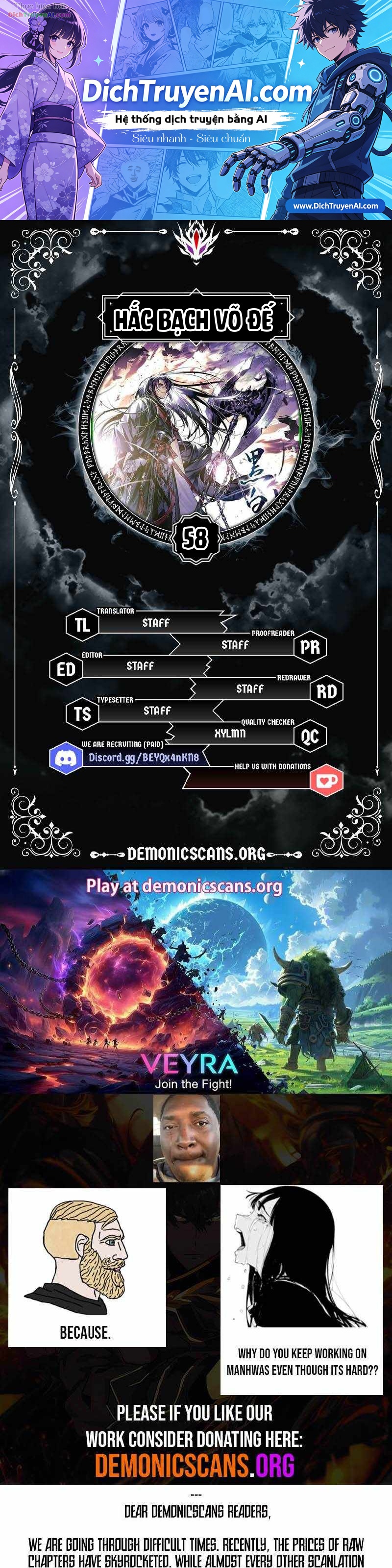 [SS2 16/6] Hắc Bạch Võ Đế Chapter 58 - 1