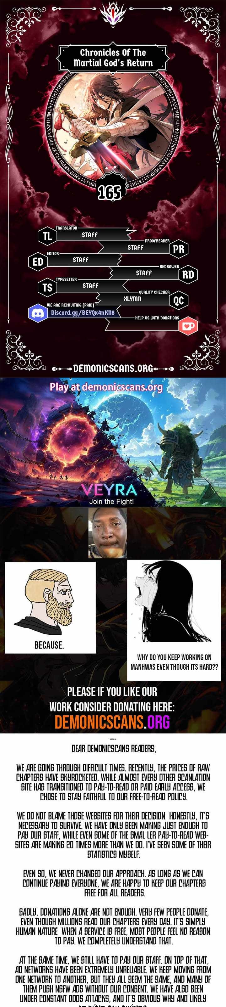 Vị Thần Trở Lại Chapter 165 - 1